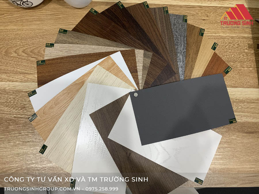 Bảng màu dành cho cửa nhựa Composite